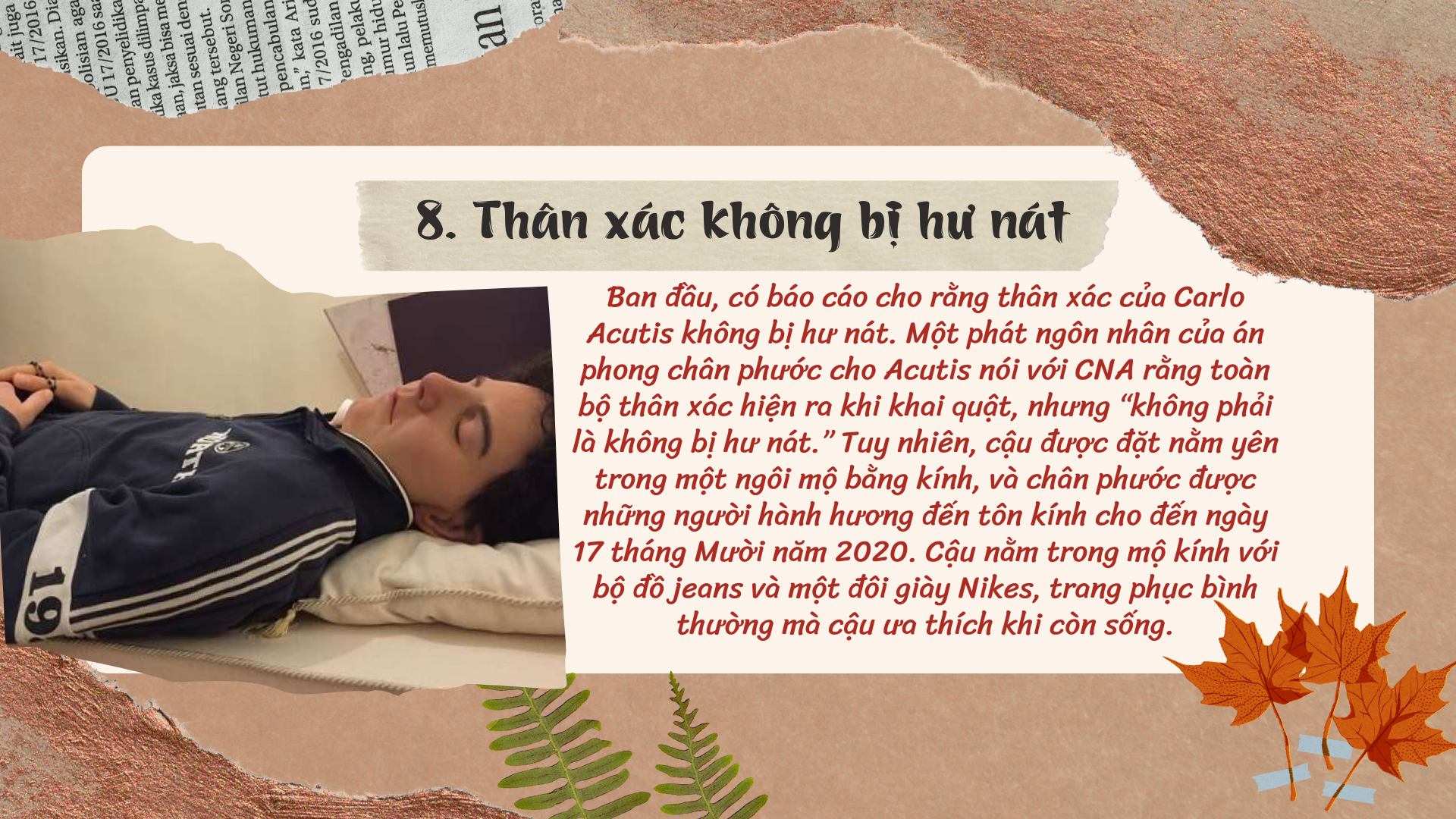 10 điều thú vị về Chân phước CARLO ACUTIS - Vị thánh trẻ của thời đại 10