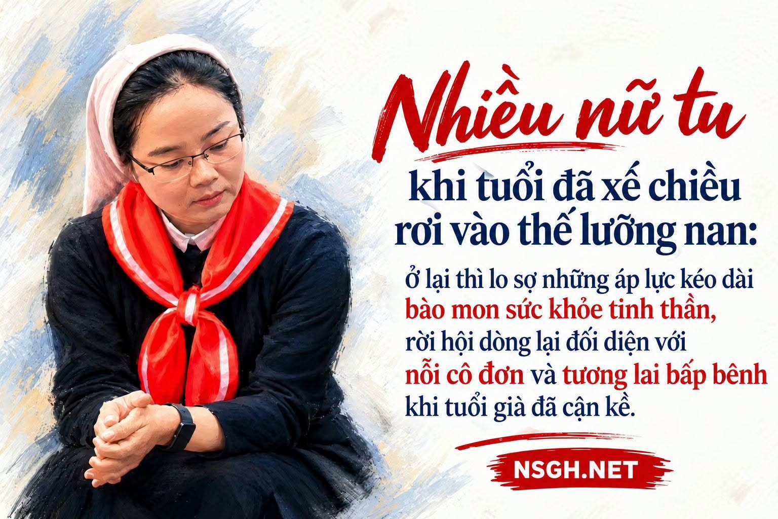 Bề trên lớn tuổi, tu sĩ trẻ ngột ngạt: Khi khoảng cách thế hệ trở thành gánh nặng trong đời tu FFFFFFFF